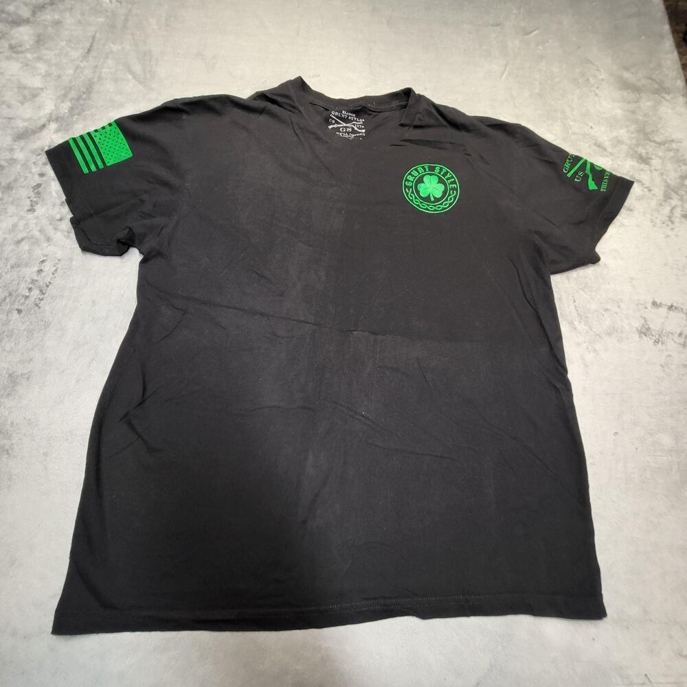 Grunt Style Shirt Mens XL Black Celtic Snake Graphic Tee Cotton Jersey